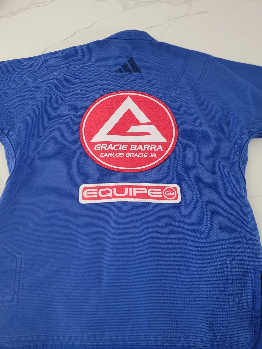 Gracie Barra Blue Kids Jiu-Jitsu Gi Adidas Competition Y4